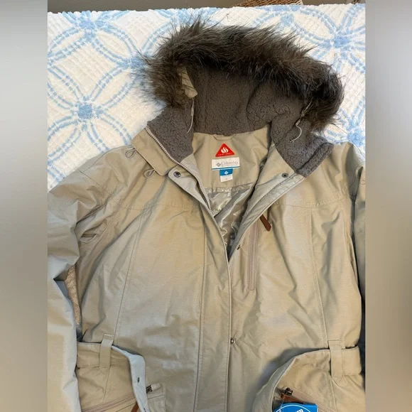 NWT Women’s Columbia hooded Omni-heat coat 1X - Picture 2 of 12